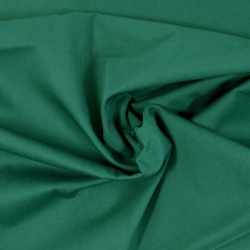 Gabardine polycoton sergé vert foret - Image 2