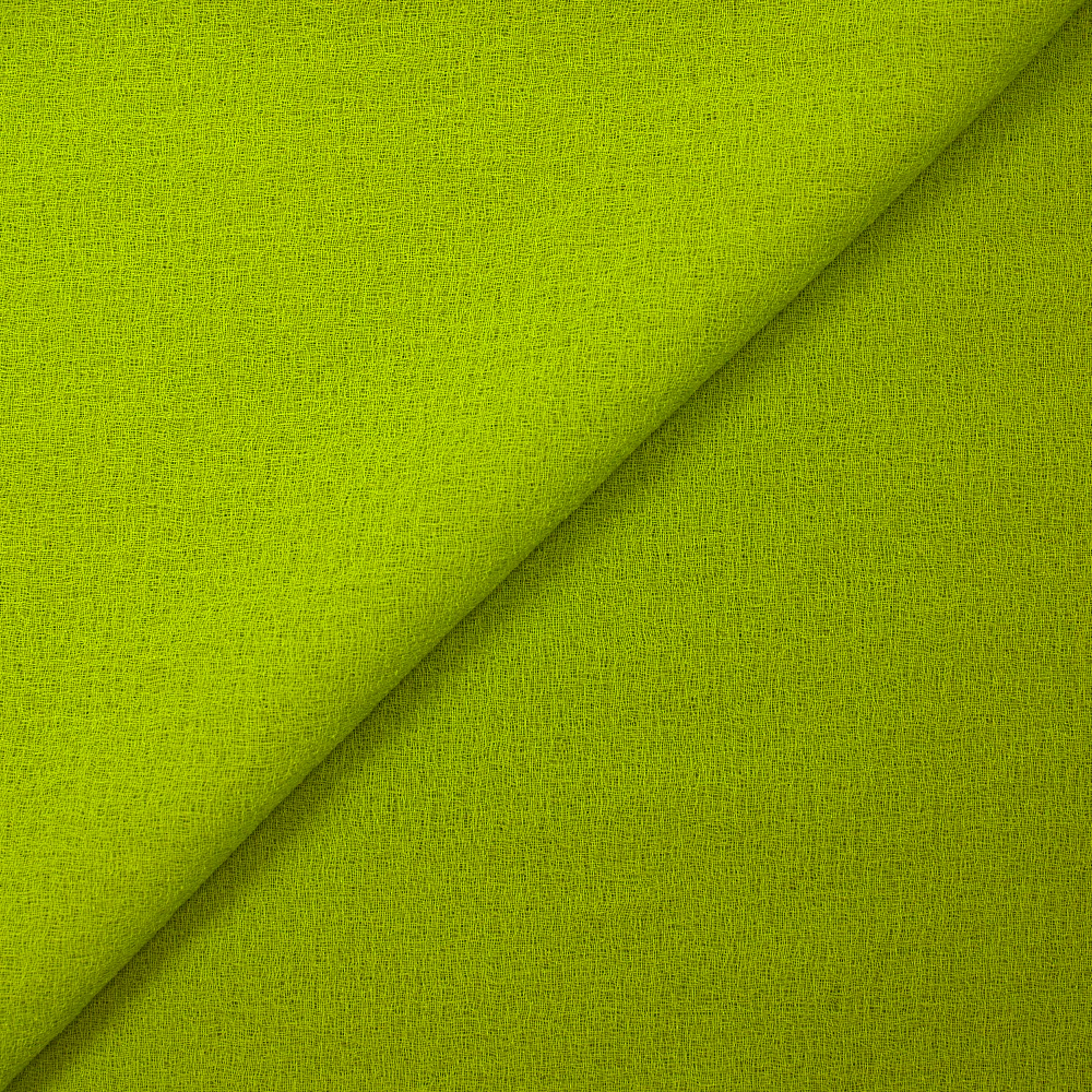Gaze de polyester unie citron vert - Image 5