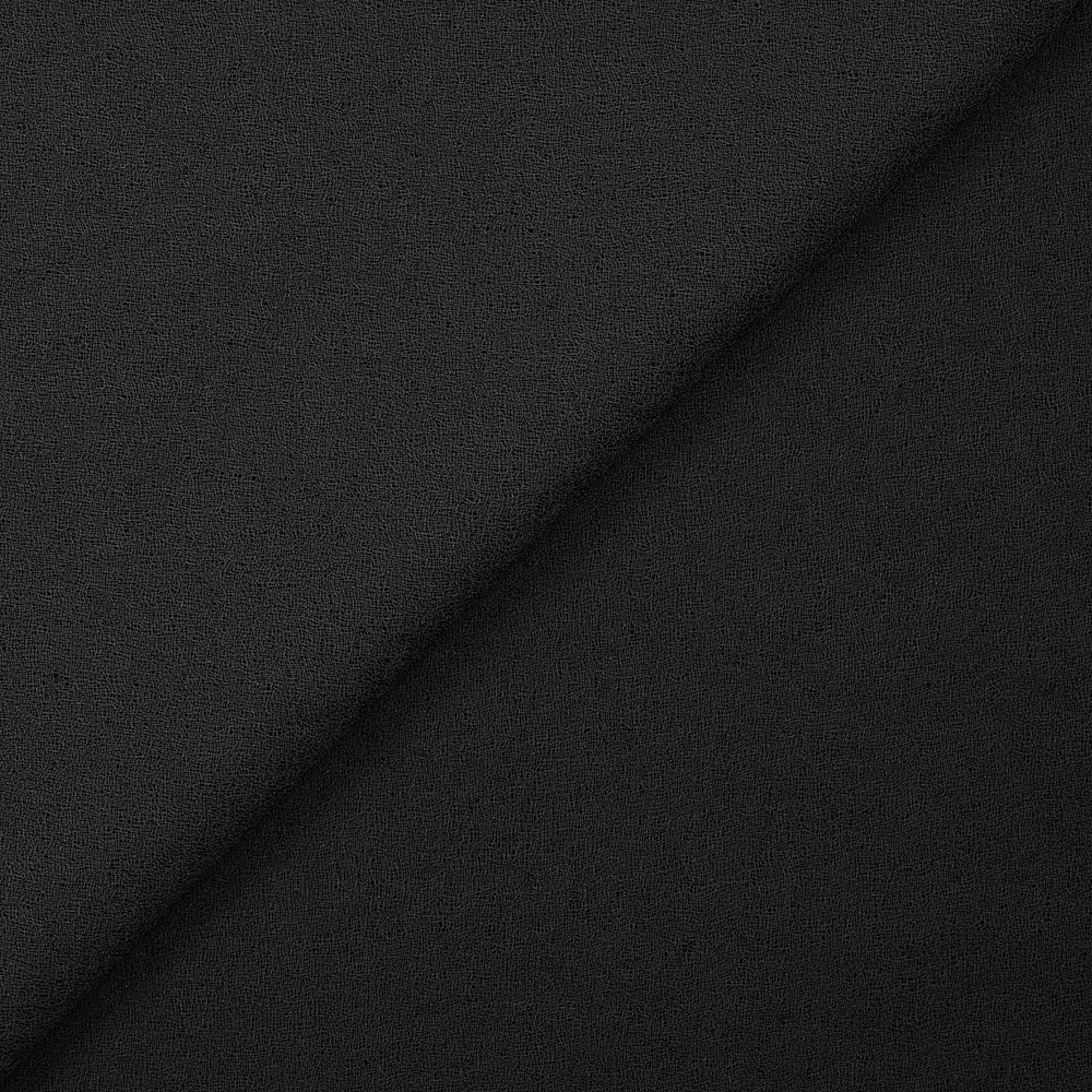 Gaze de polyester unie noir - Image 5