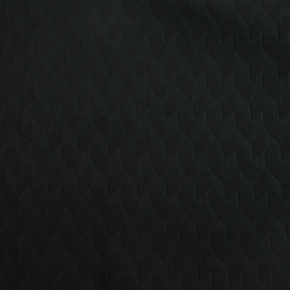 Jacquard polyester fantaisie noir