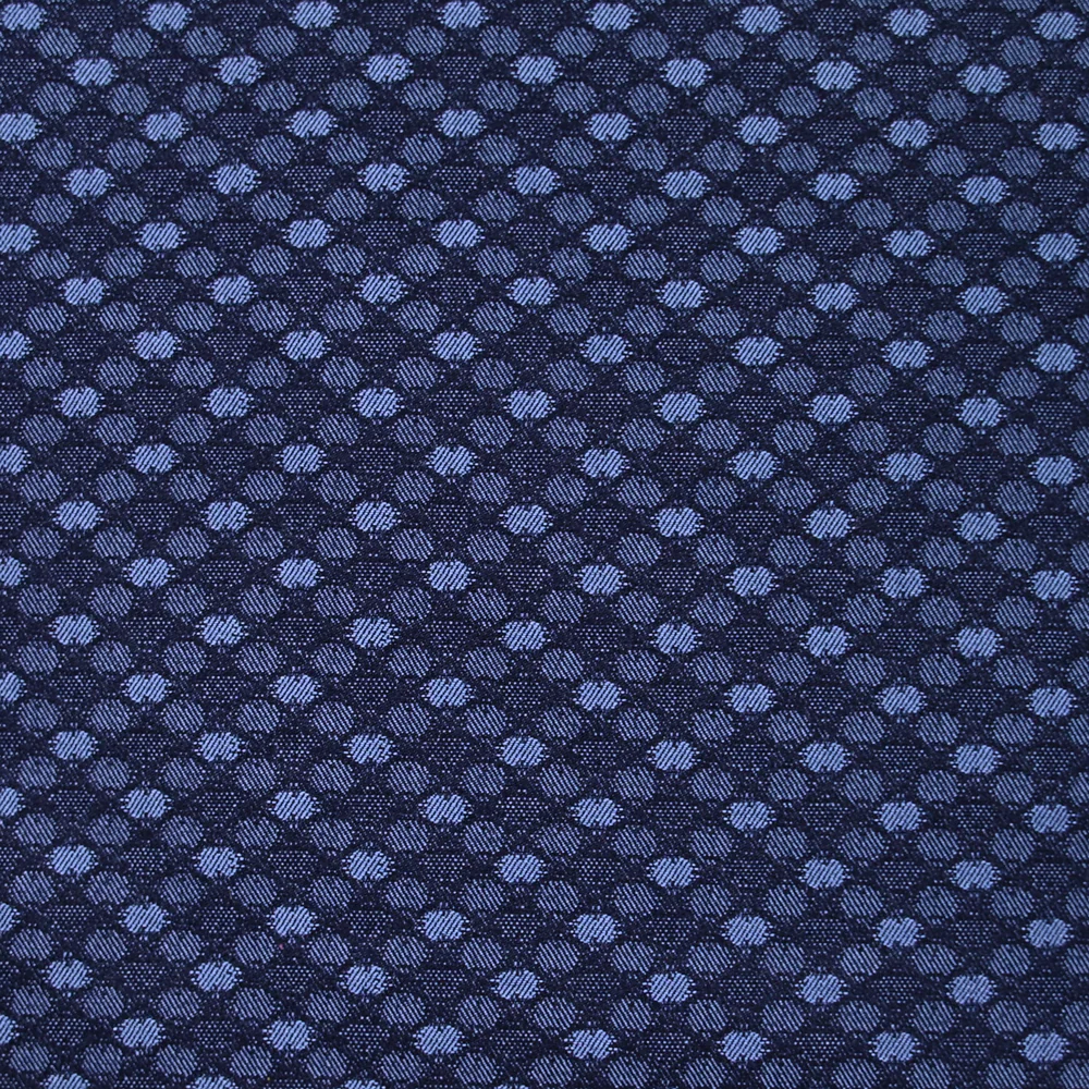 Jacquard polyviscose symphonie fond marine