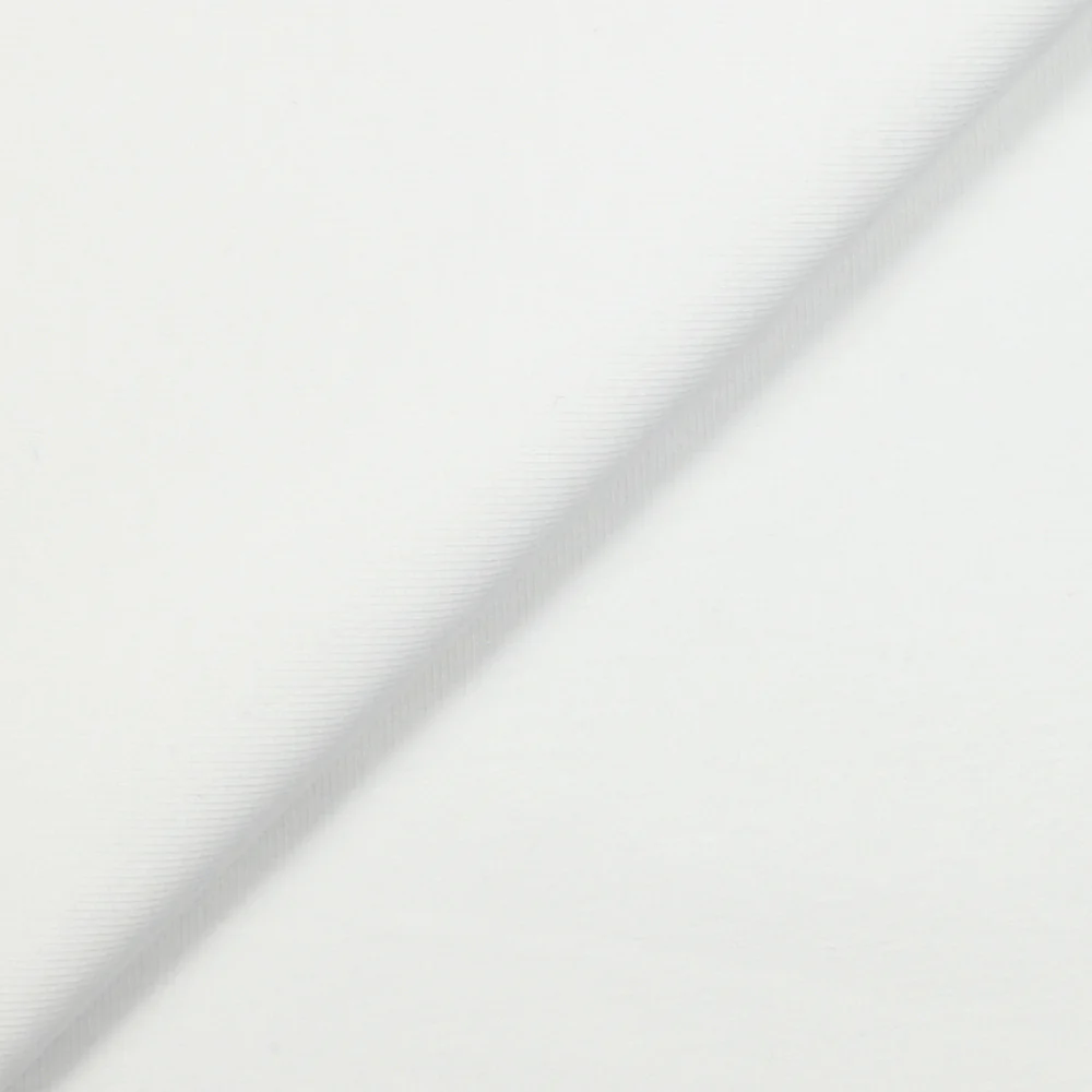 Jersey coton Bio blanc - Image 3