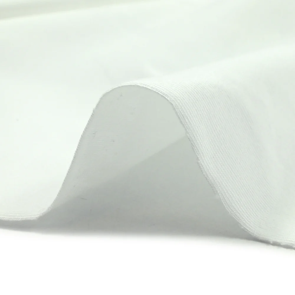 Jersey coton Bio blanc - Image 5