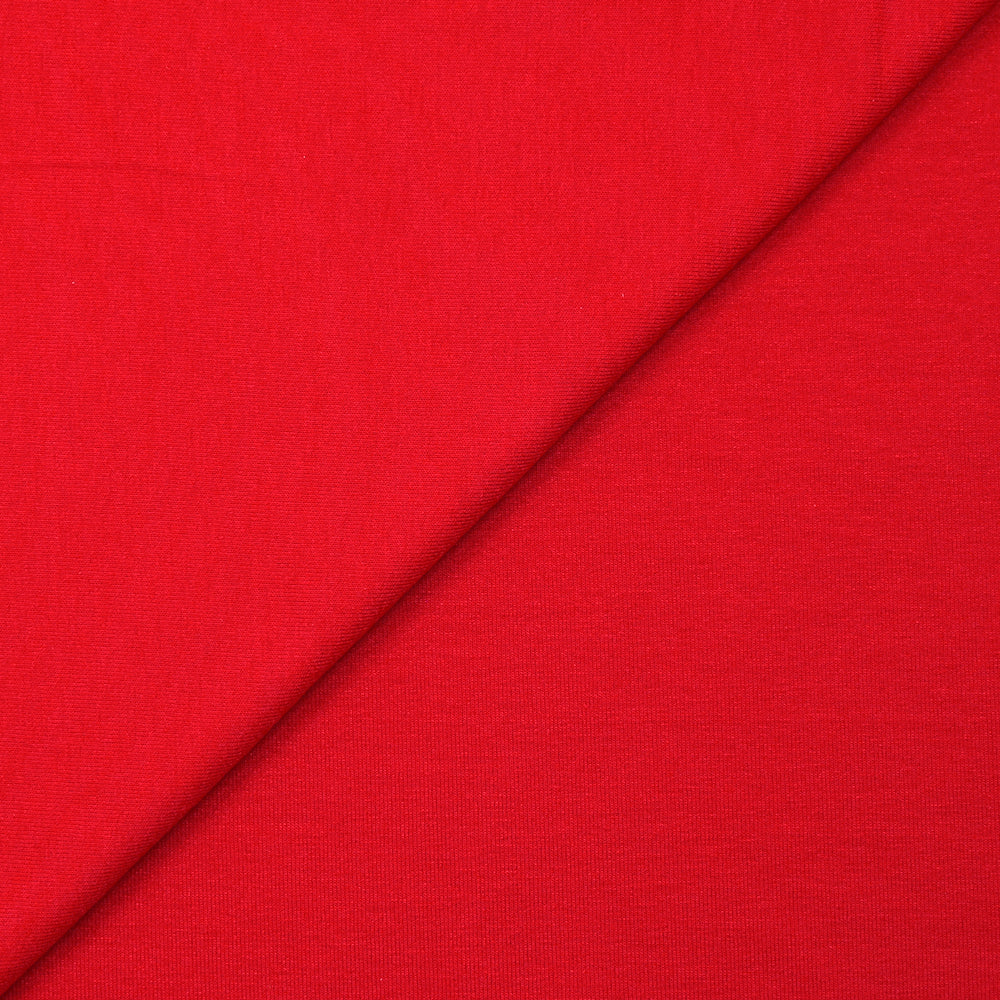 Jersey de coton fin rouge