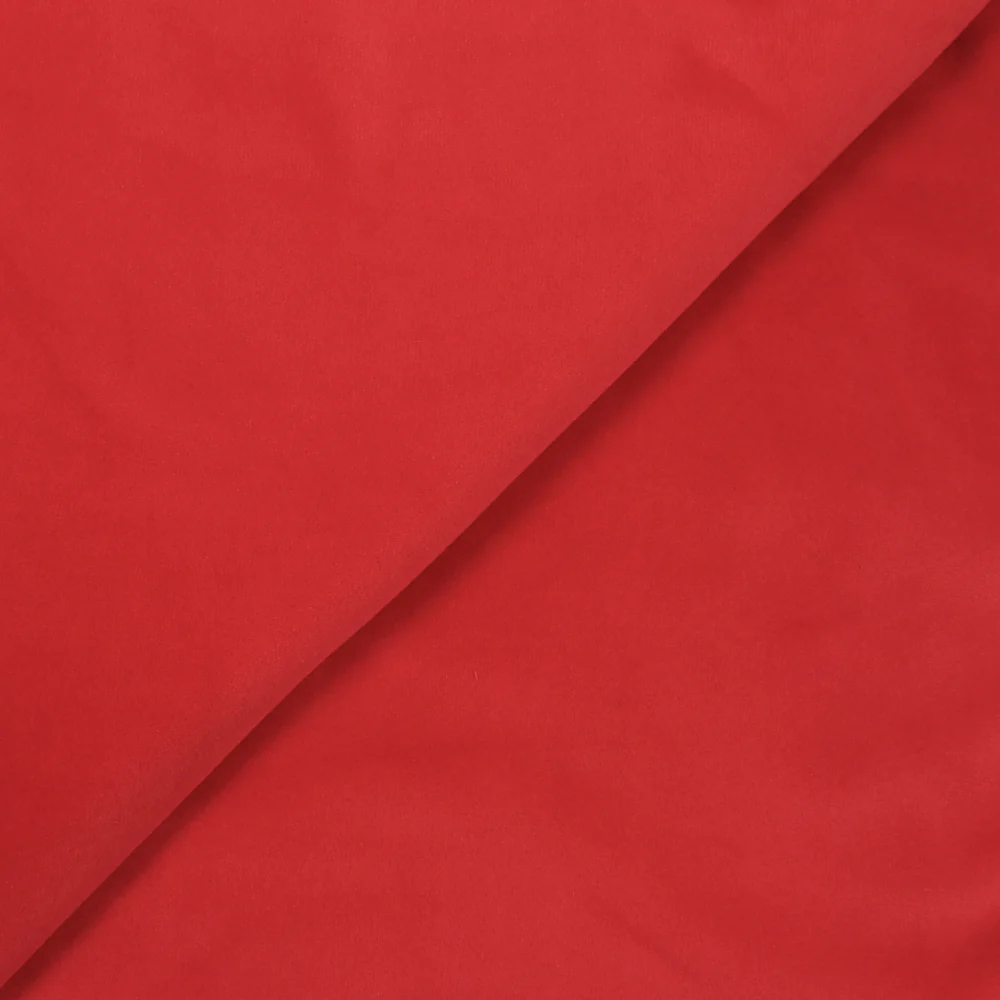 Jersey de velours tout doux rouge