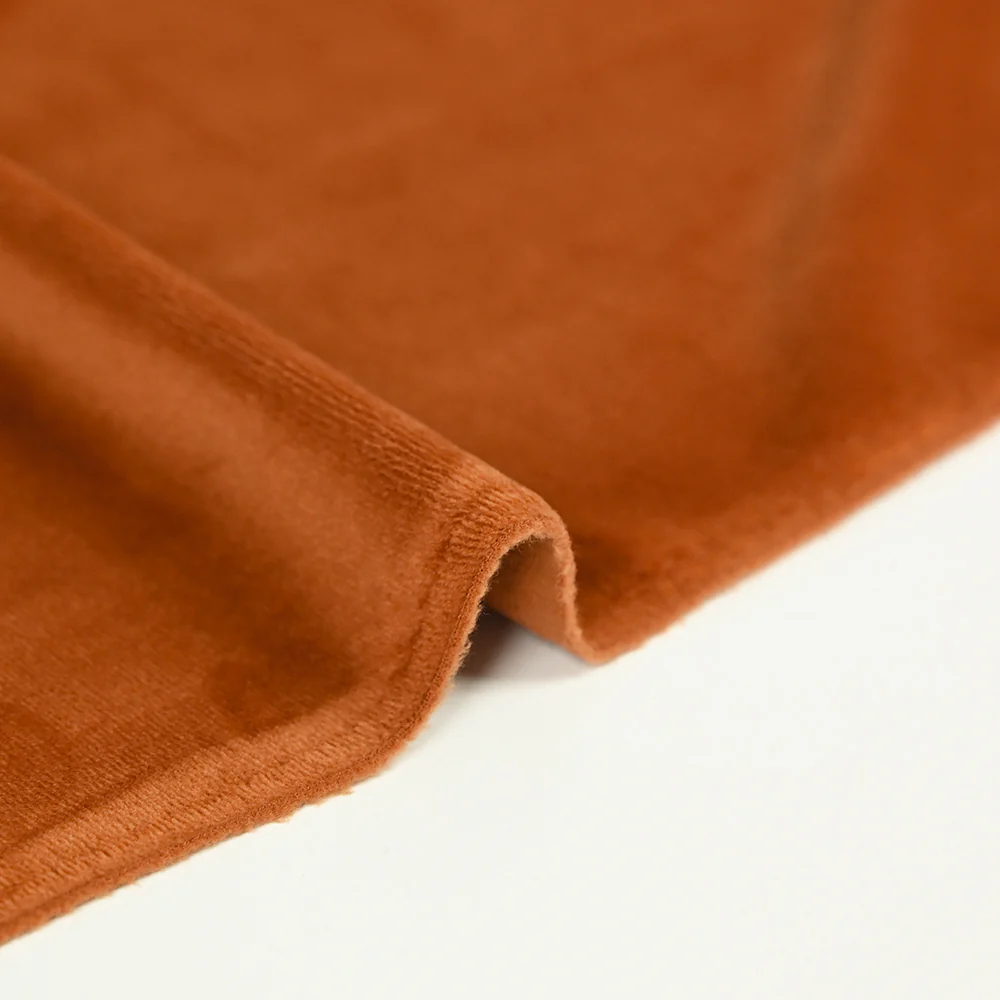 Jersey de velours tout doux rouille - Image 4