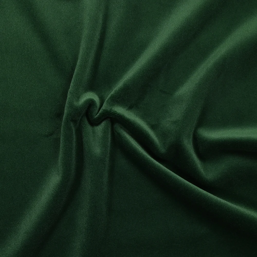 Jersey de velours tout doux vert sapin - Image 3