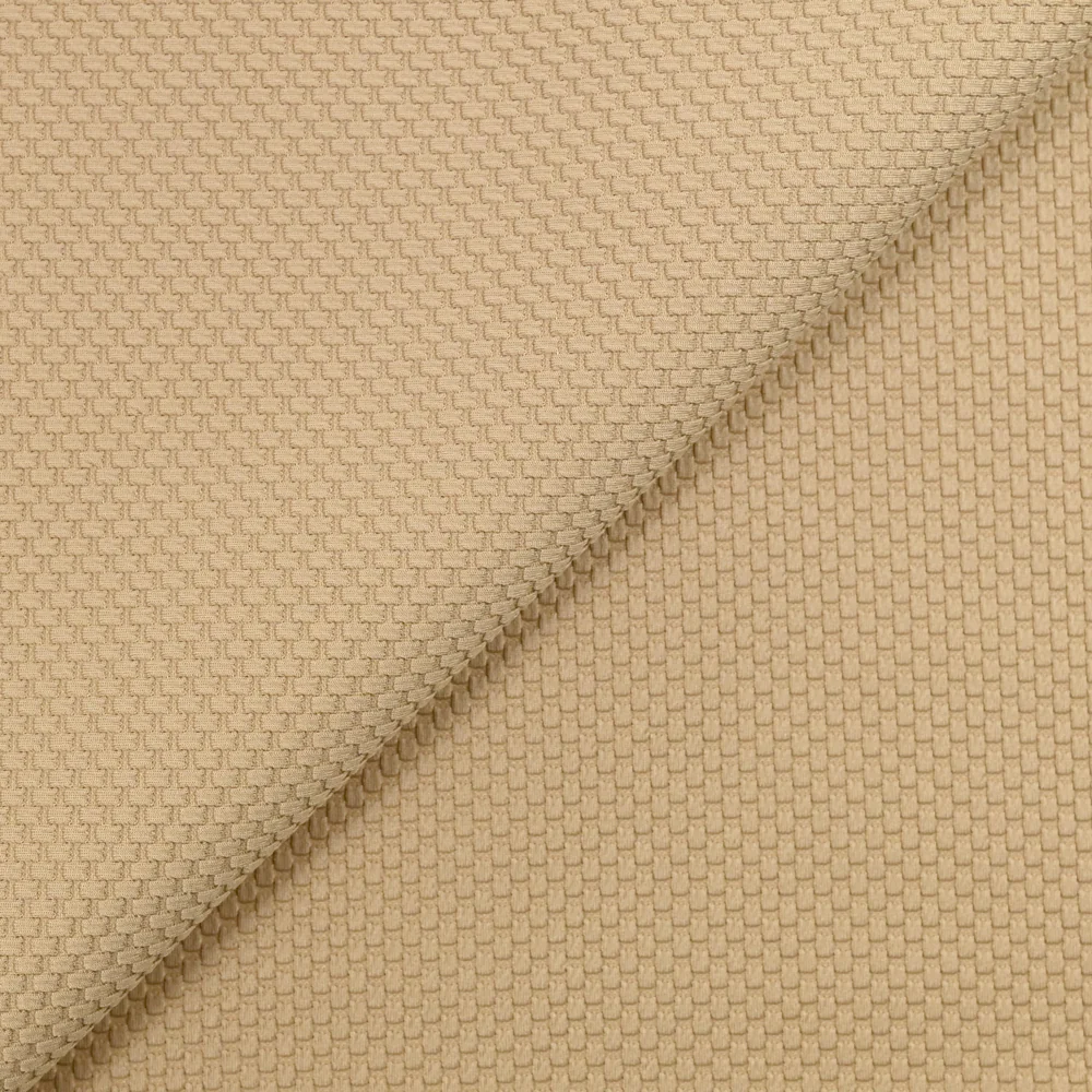 Jersey nid d'abeille sable