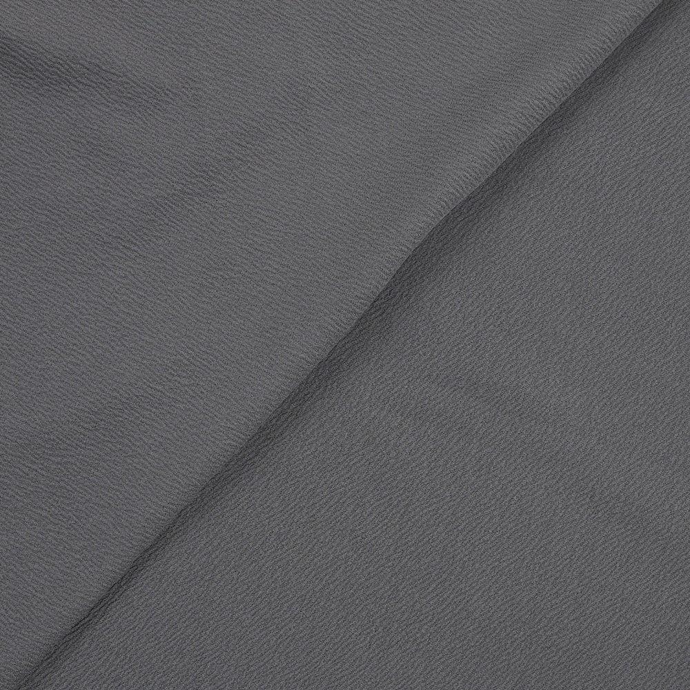 Jersey polyester texturé gris