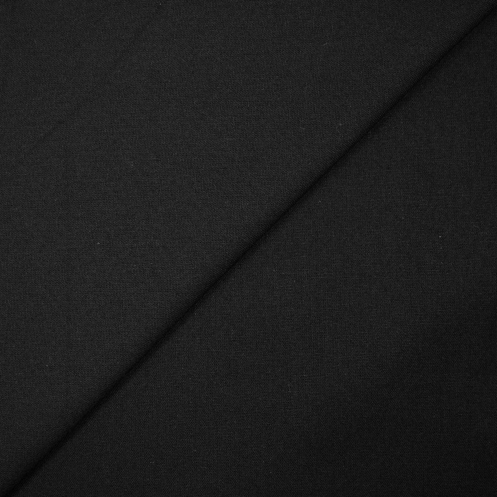 Lin viscose uni noir