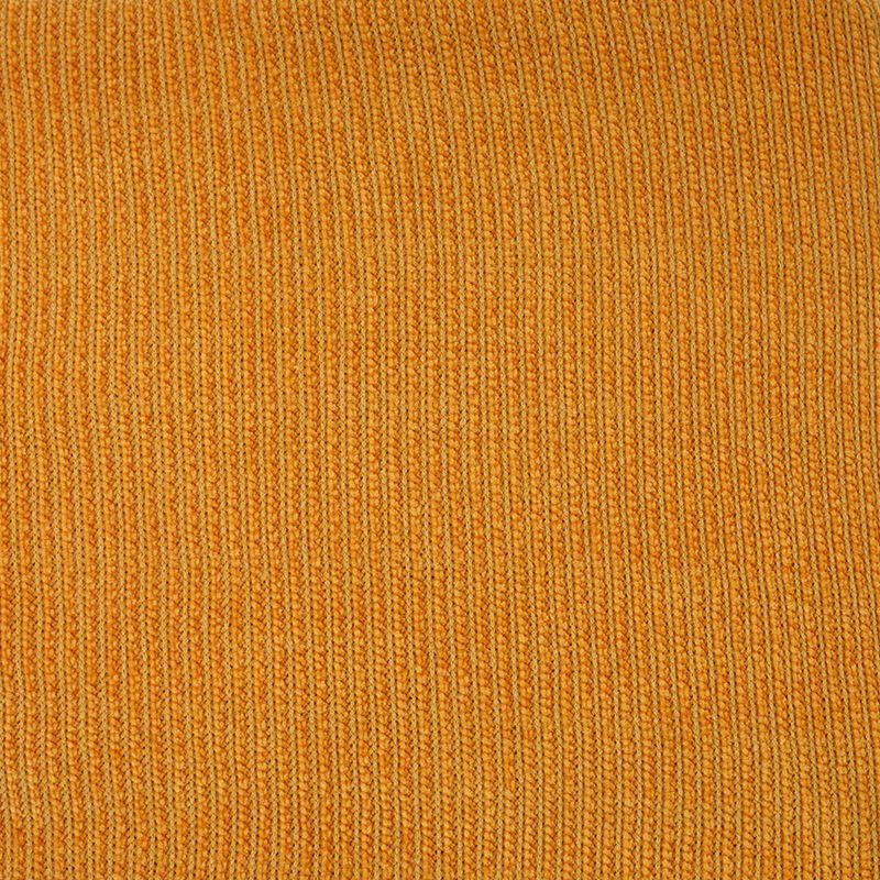 Maille chenille côtelée jaune soleil - Image 2