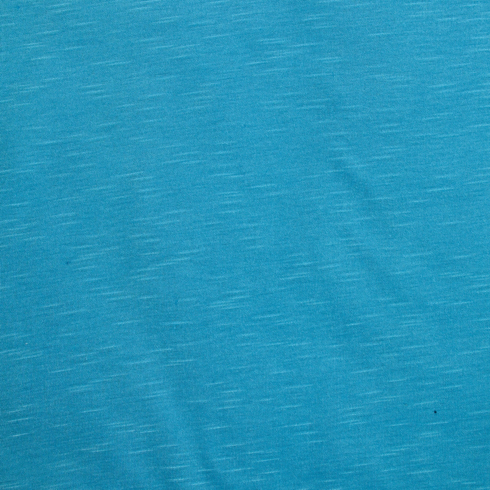 Maille fine flammée turquoise