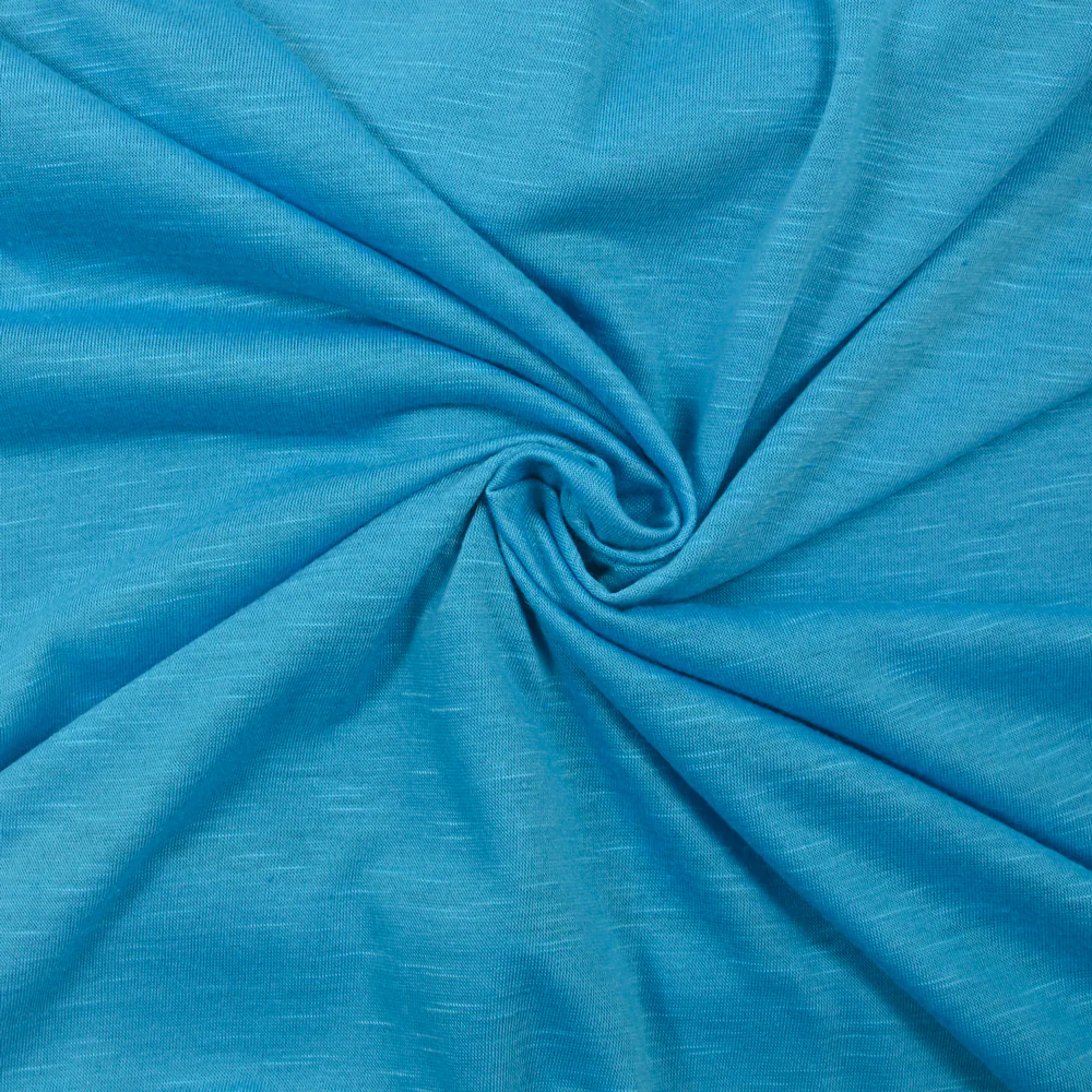 Maille fine flammée turquoise - Image 2