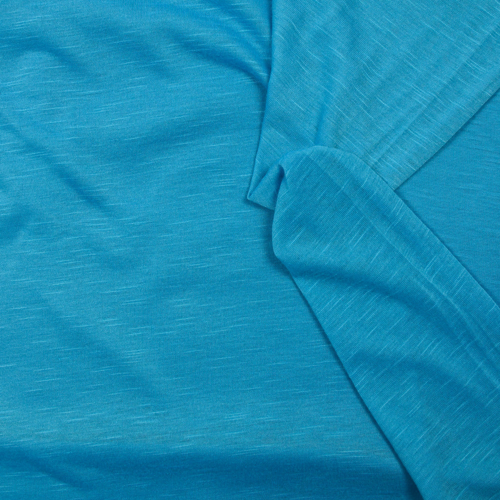 Maille fine flammée turquoise - Image 3