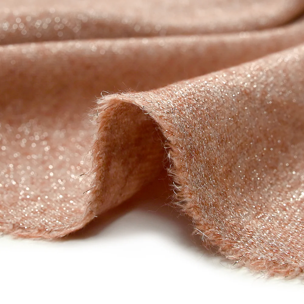 Maille Iris lurex fond saumon - Image 6