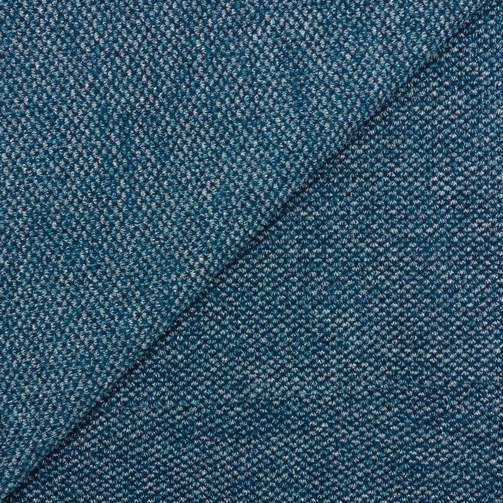 Maille Maya irisée bleu canard