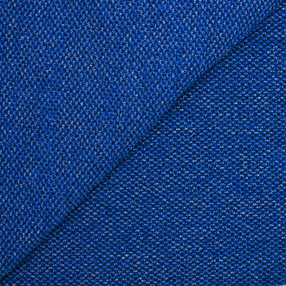 Maille Maya irisée bleu électrique