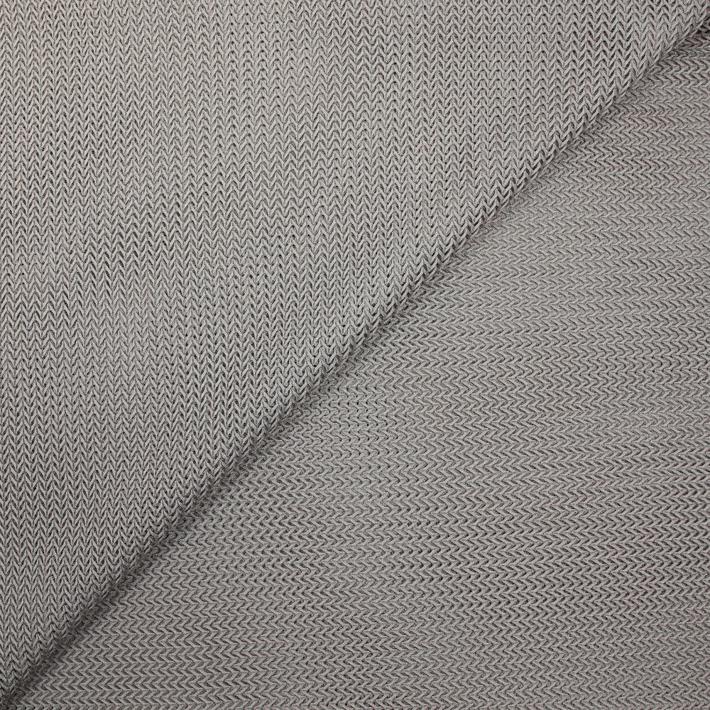 Maille résille tressée polyester gris