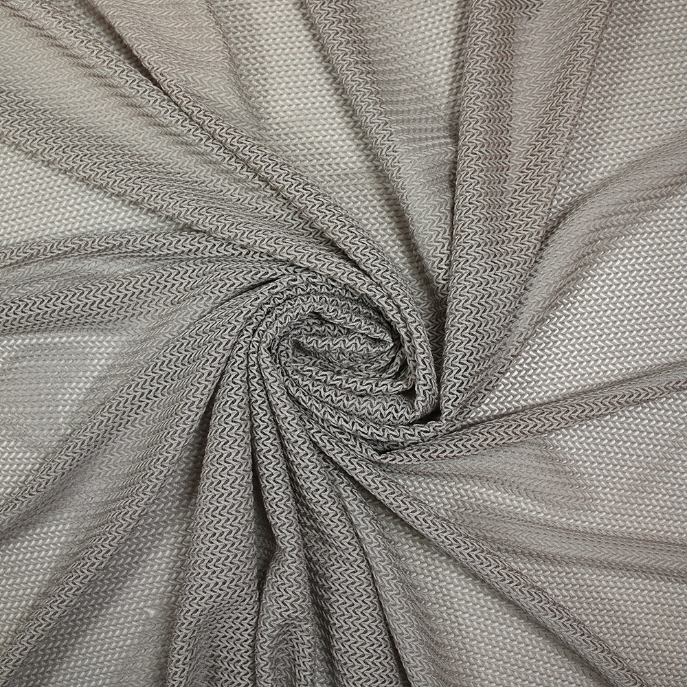 Maille résille tressée polyester gris - Image 2