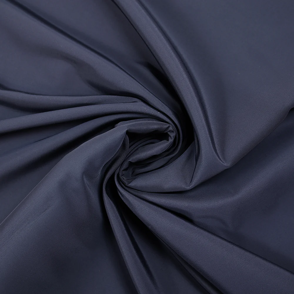 Ottoman de polyester bleu marine - Image 2