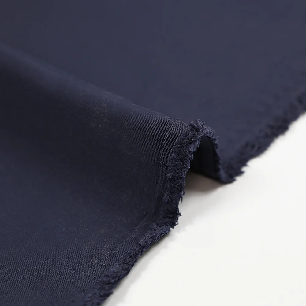Ottoman de polyester bleu marine - Image 4