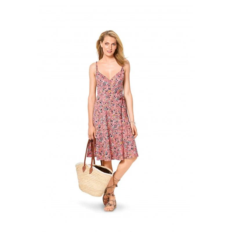 Patron Burda 6344 - Robe portefeuille - Image 5