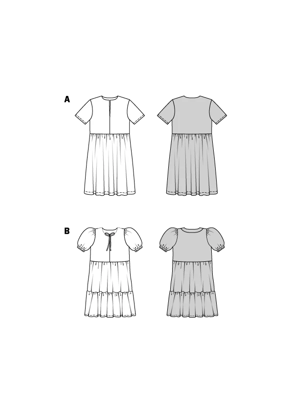 Patron Burda kids n°9212 : Robe - Image 2