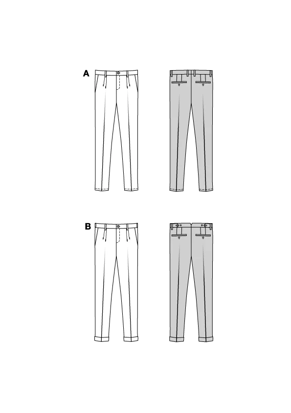 Patron Burda n°5722 : Pantalon - Image 2