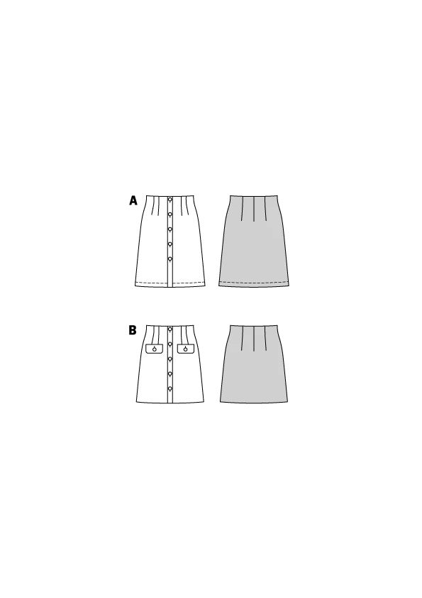 Patron Burda n°5739 : Jupe - Image 2