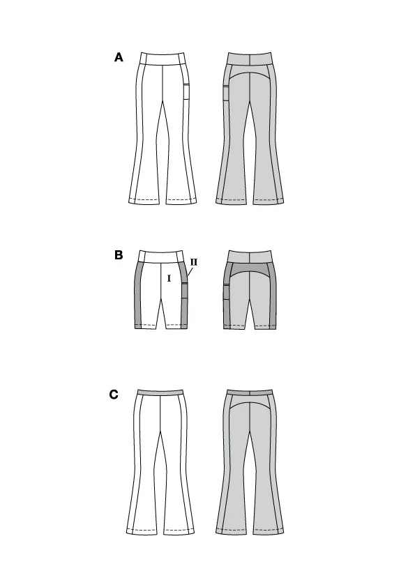 Patron Burda n°5762 : Leggings - Image 2