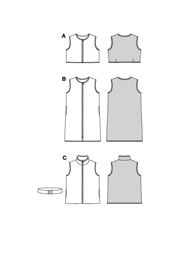 Patron Burda n°5764 : Gilet - Image 2