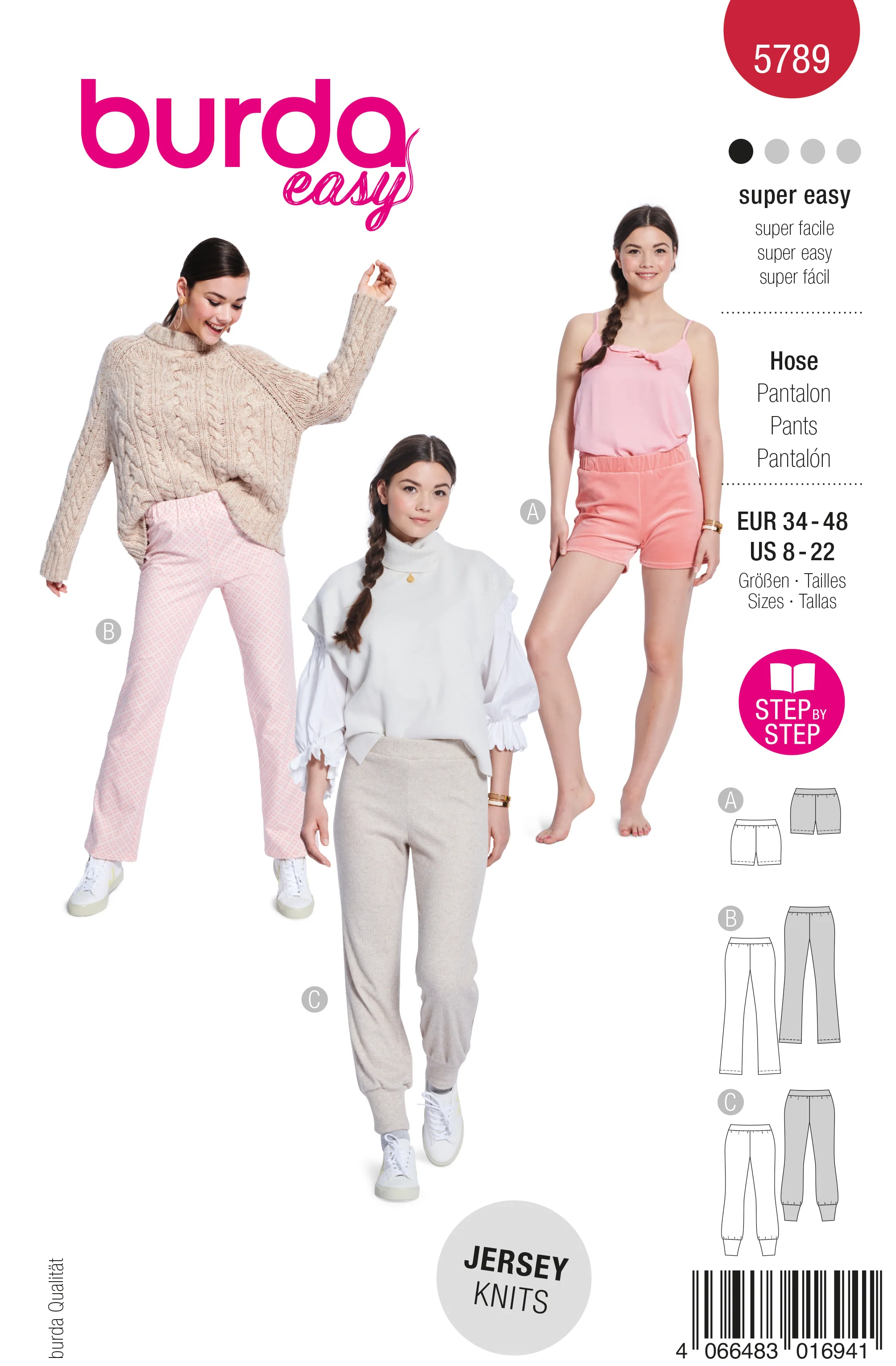 Patron Burda n°5789 : Pantalon