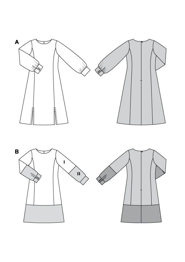 Patron Burda n°5797 : Robe - Image 2