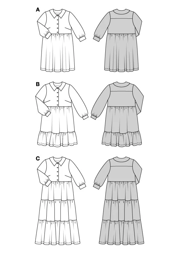 Patron Burda n°5802 : Robe - Image 2