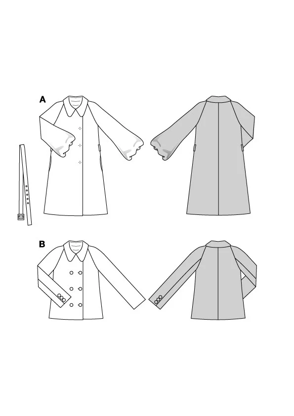 Patron Burda n°5824 : Manteau & veste - Image 2