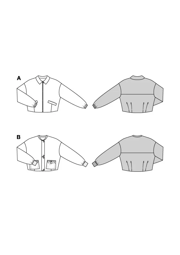 Patron Burda n°5846 : Blouson - Image 2
