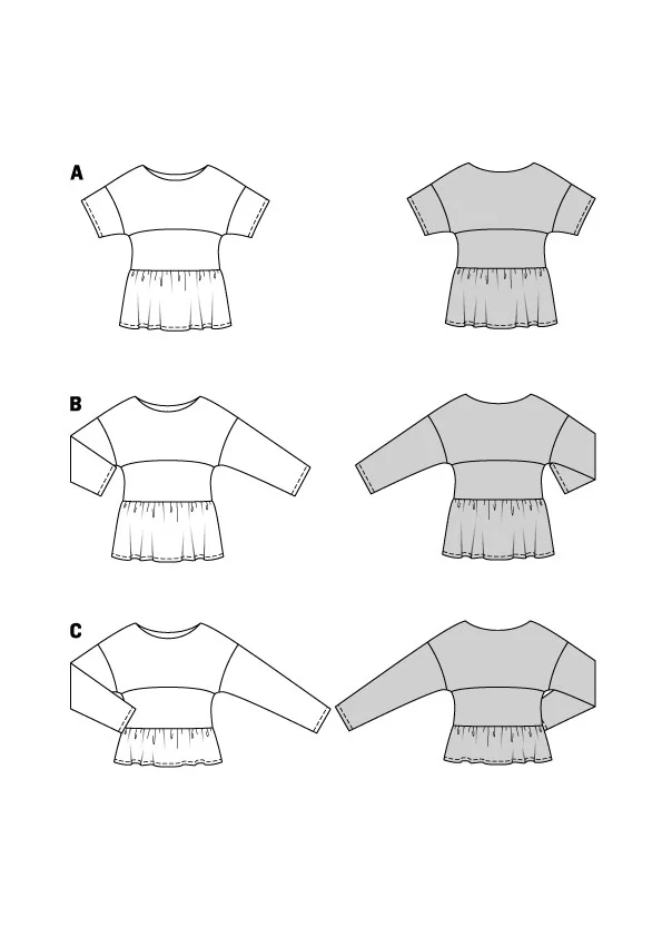Patron Burda n°5856 : Blouse - Image 2