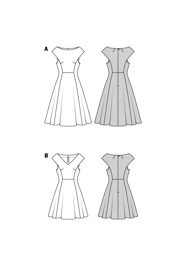 Patron Burda n°5901 : Robe - Image 2