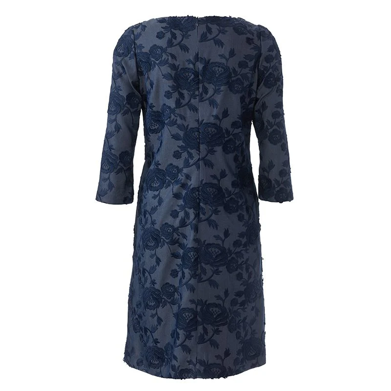 Patron Burda n°6149: Robe semi-ajustée encolure bateau femme - Image 7