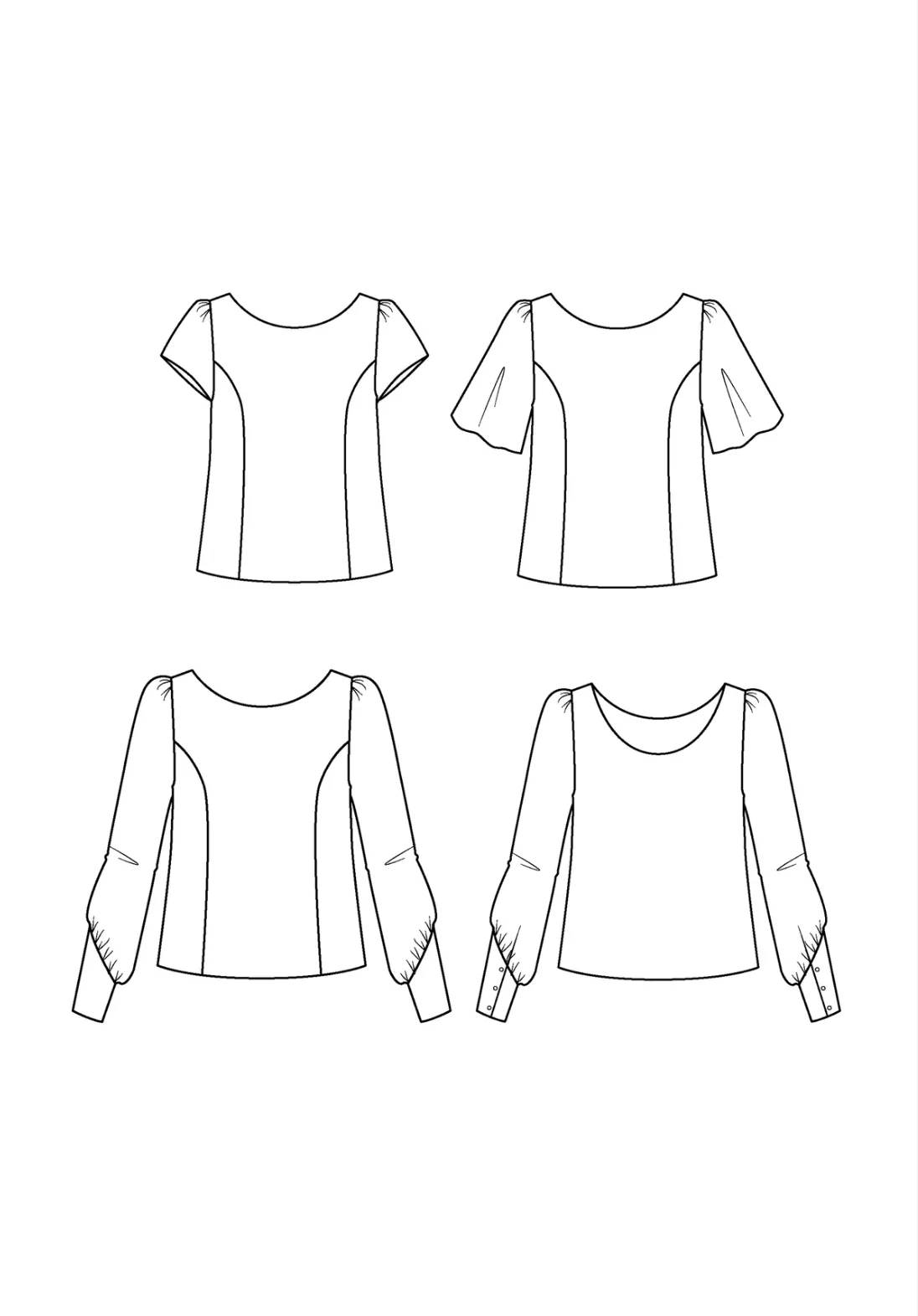 Patron de couture blouse CICADELLA - Image 2