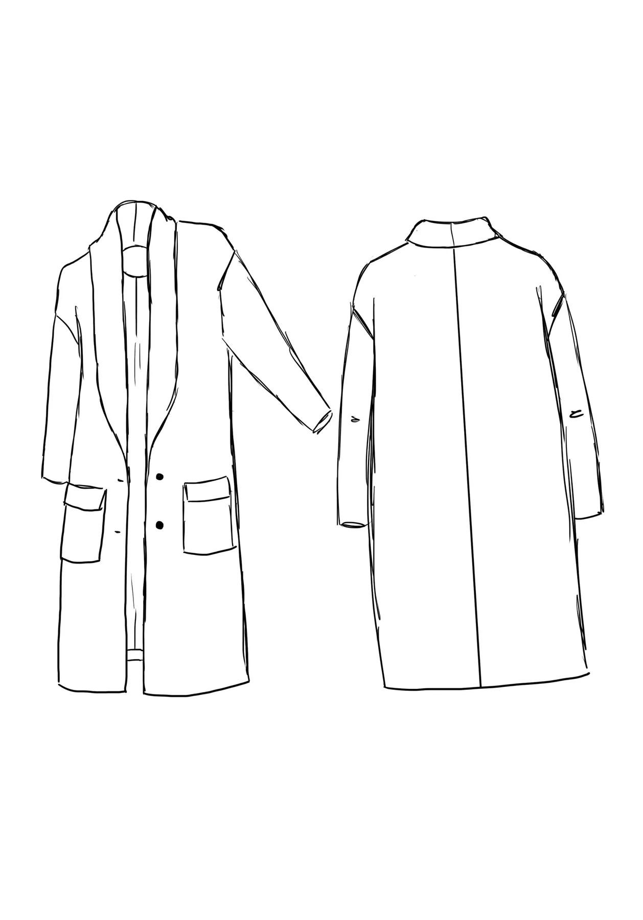 Patron de couture manteau PAM - Image 2