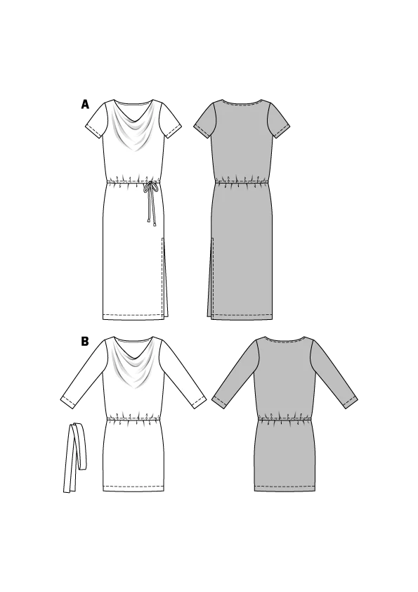 Patron N°6639 Burda: Robe bénitier - Image 2