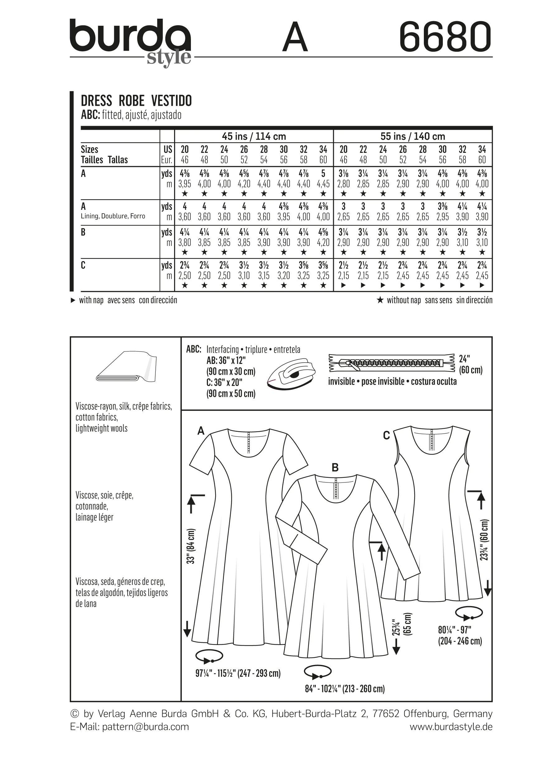 Patron N°6680 Burda style : Robe - Image 7