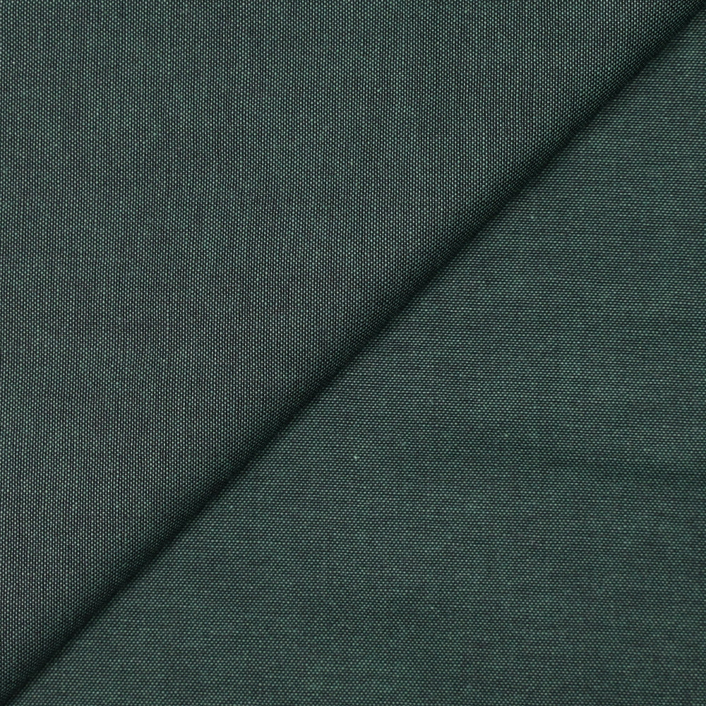 Piqué de coton bicolore vert et noir