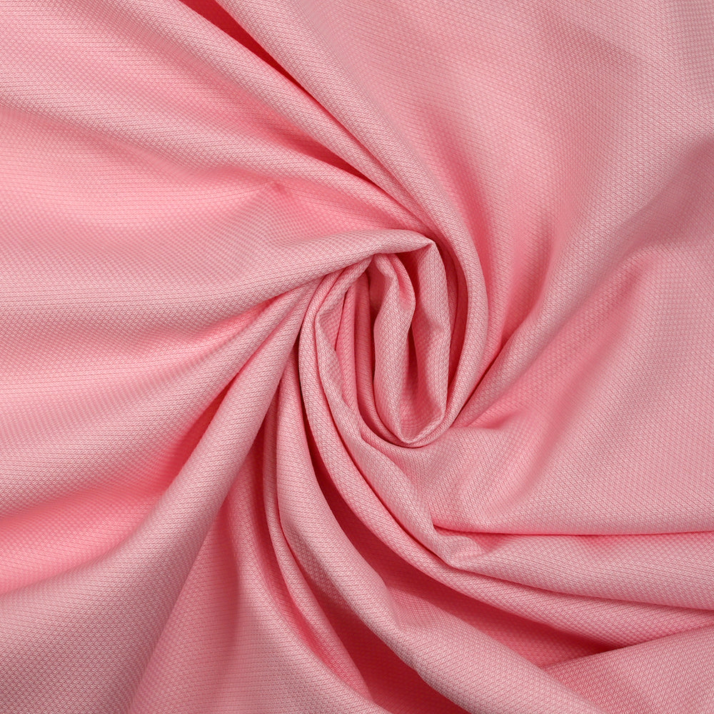 Piqué de polycoton rose layette - Image 2