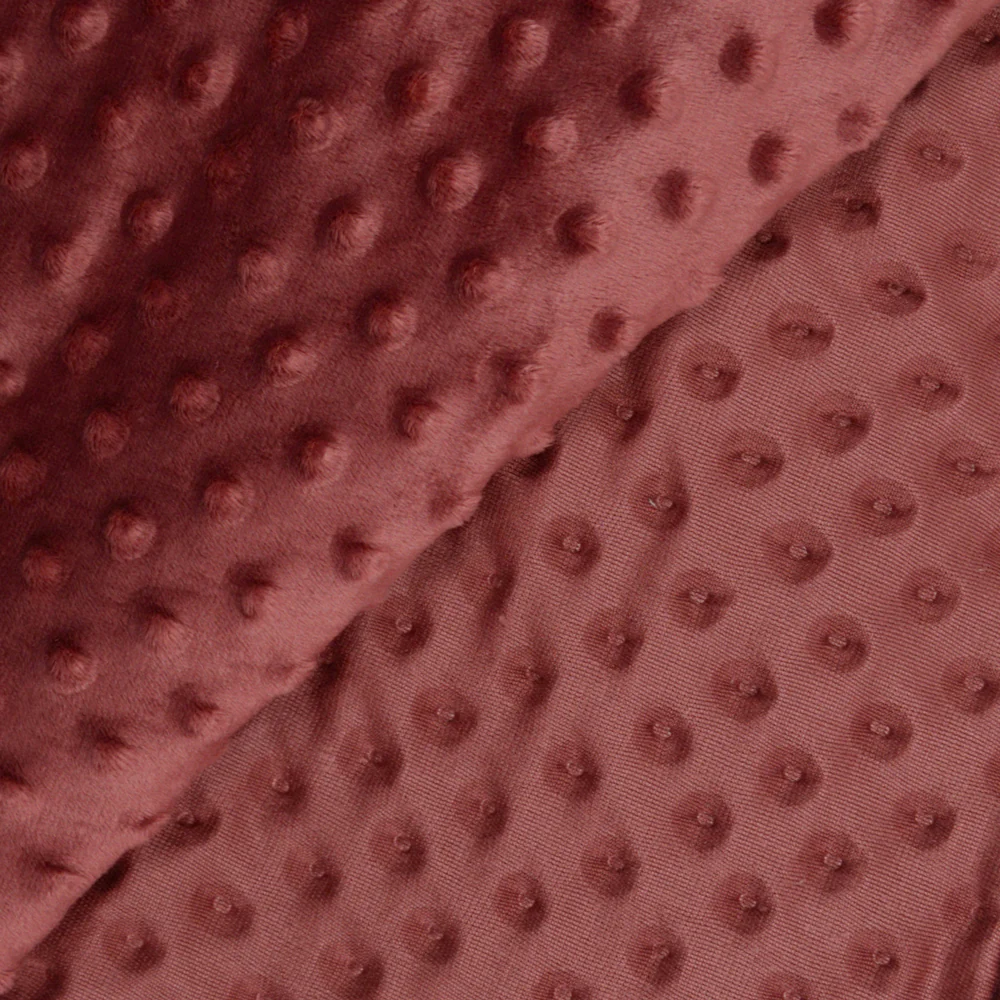 Polaire minky relief auburn - Image 3