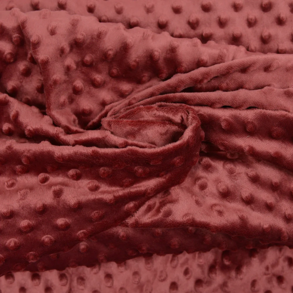 Polaire minky relief auburn - Image 4