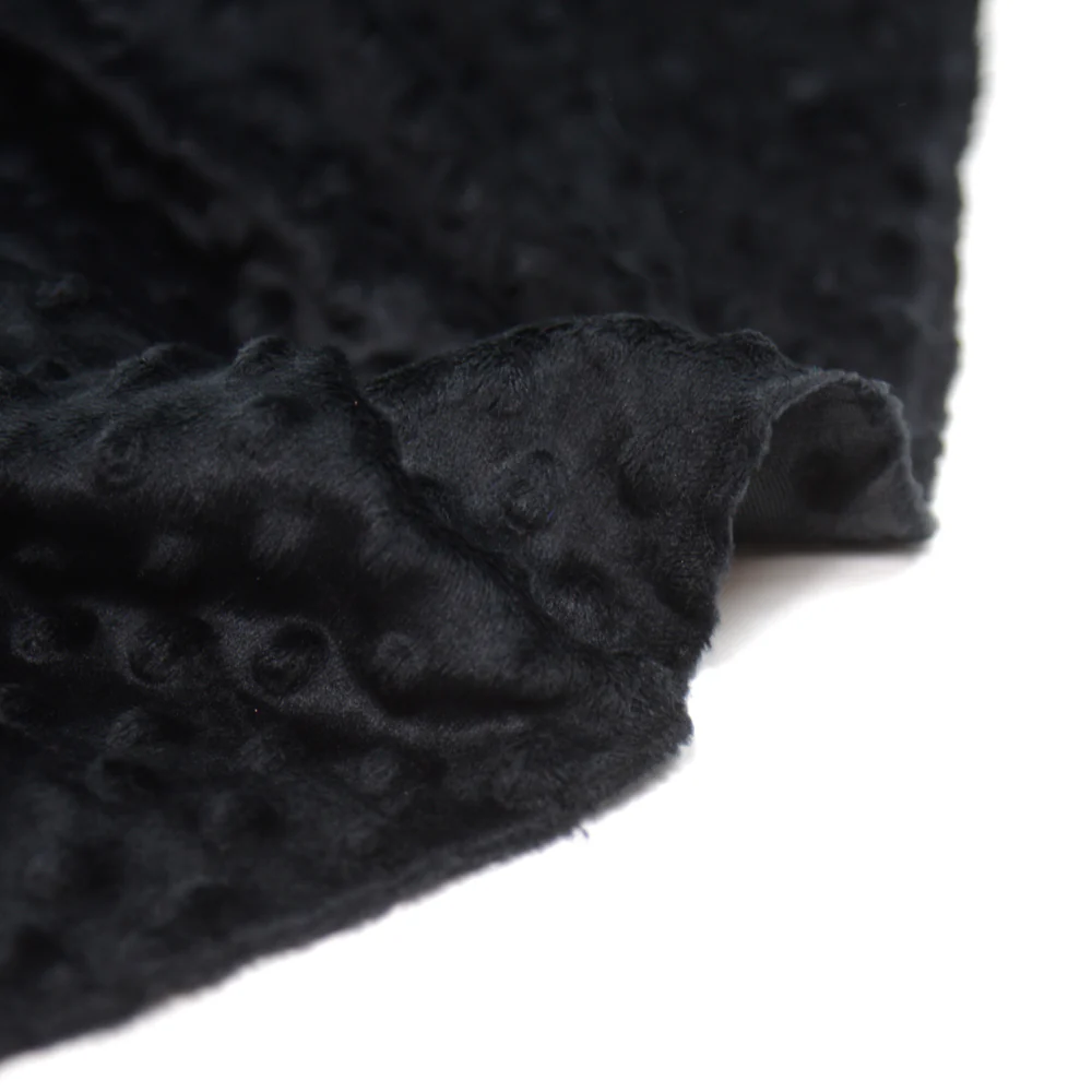 Polaire minky relief noir - Image 3