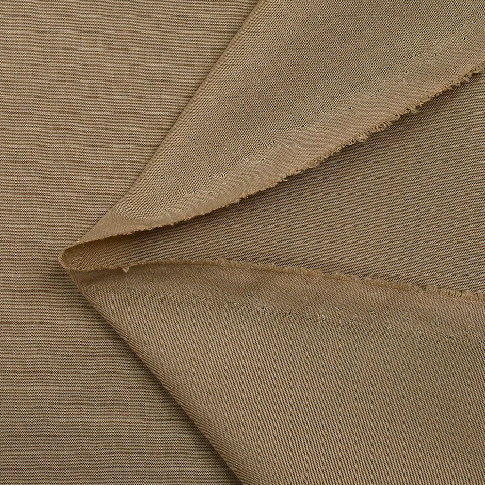 Polycoton uni sépia - Image 3