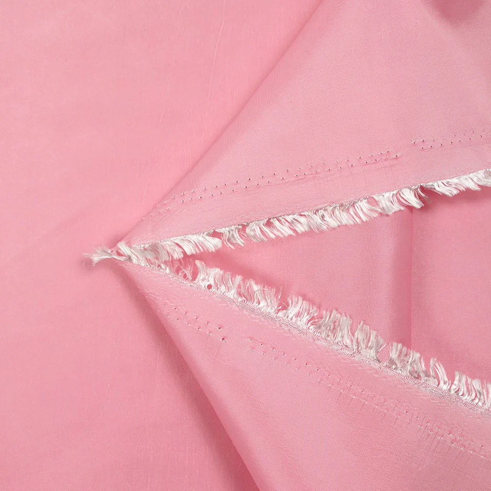 Polyester brillant Louane rose dragée - Image 3